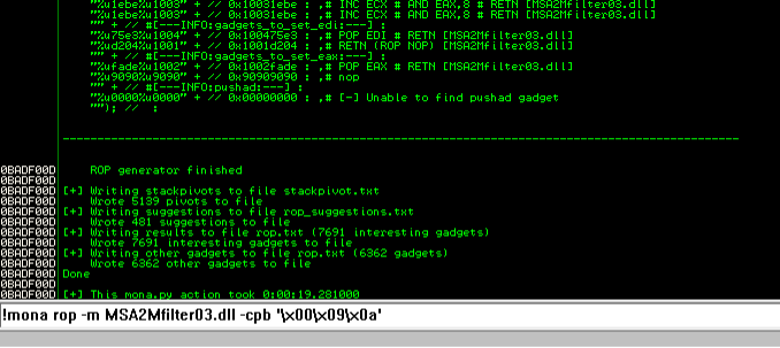 ASX to MP3 Converter Buffer Overflow with DEP Bypass – ROP Chains ...